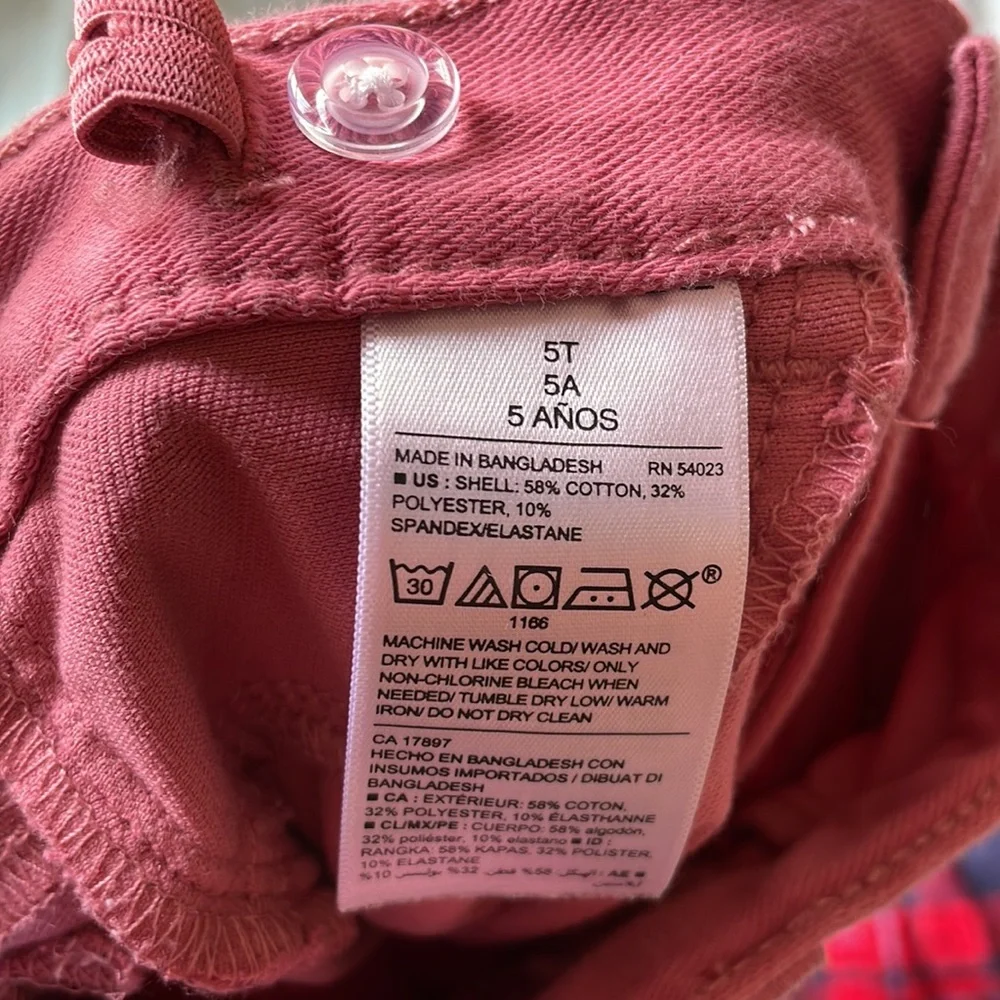 Old Navy pink Mauve ballerina jeggings size 5T